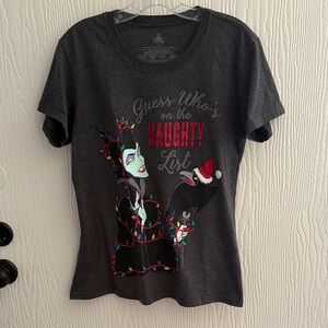 Disney Store XL Maleficent Christmas Tee